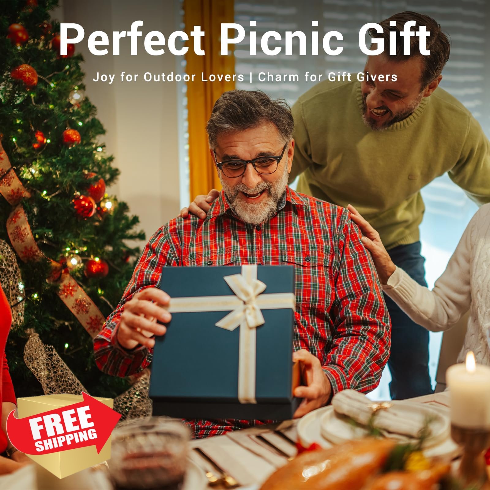 memKiya Waterproof Picnic Blanket 60x80, Foldable Sandproof Outdoor Mat