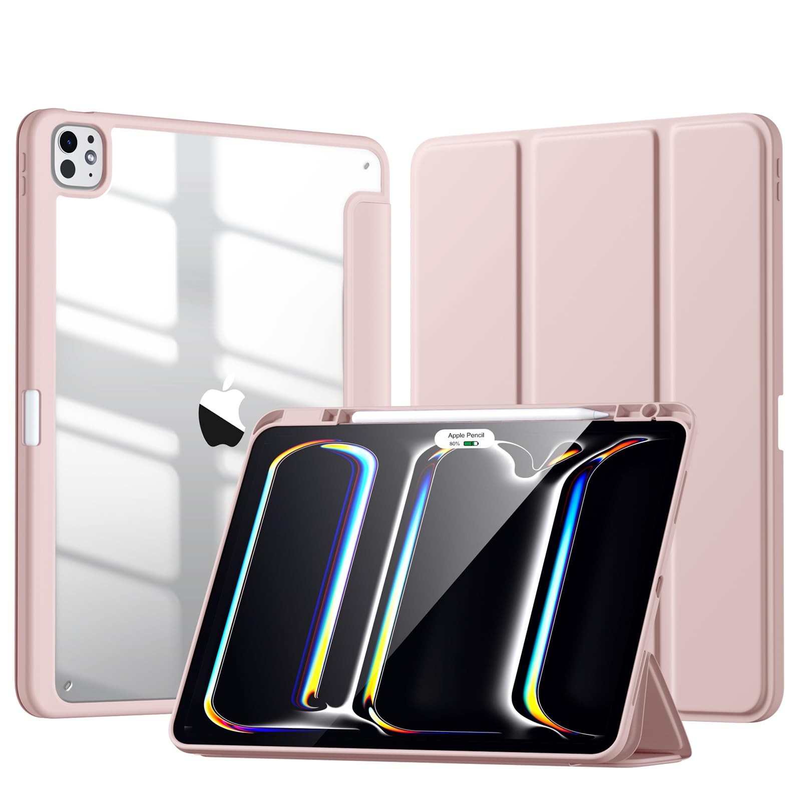 New Compatible with iPad Pro 13 inch Case M5 2025/M4 2024 with Builtin Pencil...