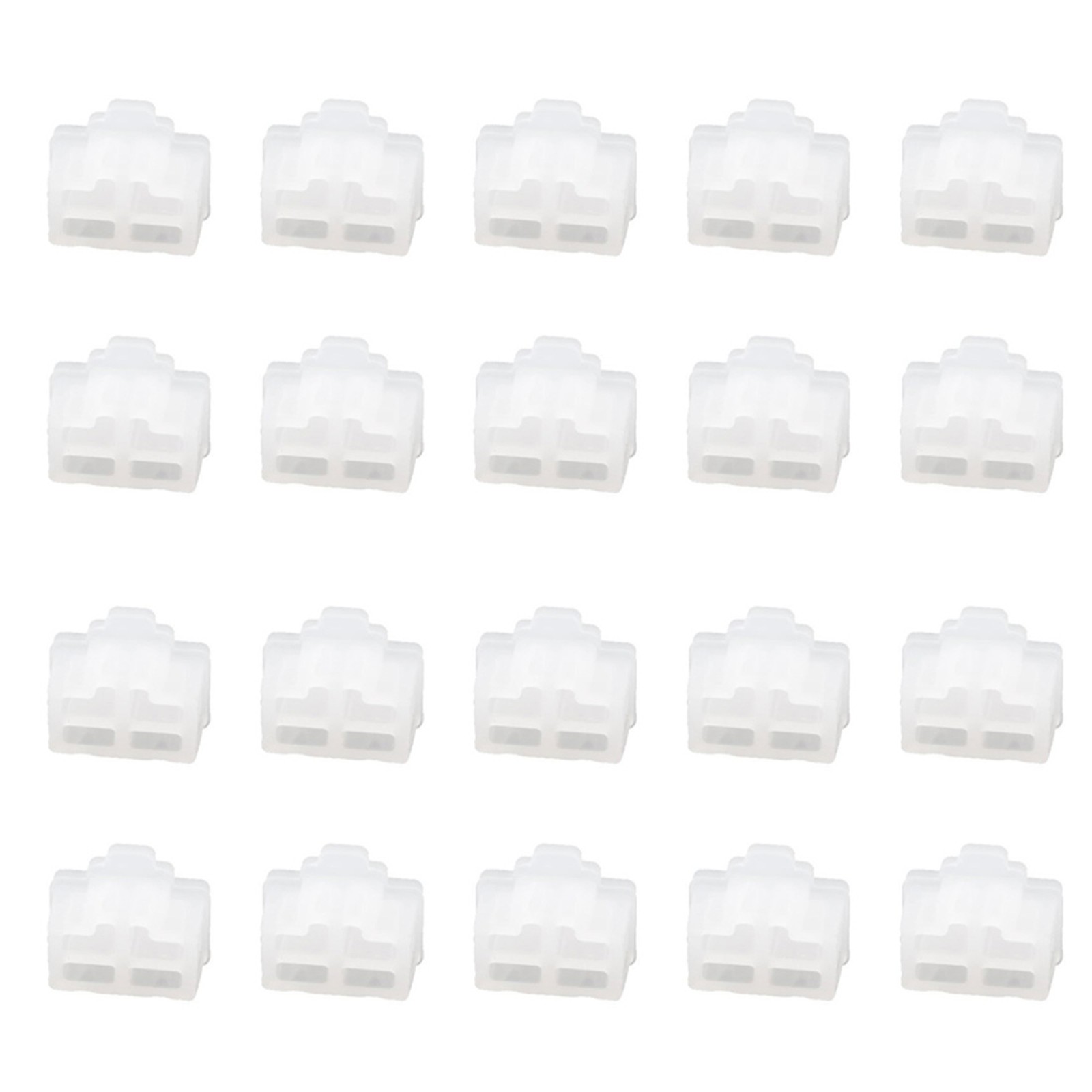 Clear Ethernet Port RJ 45 Dustproof   Stopper 20 Connector Plug D8R17093