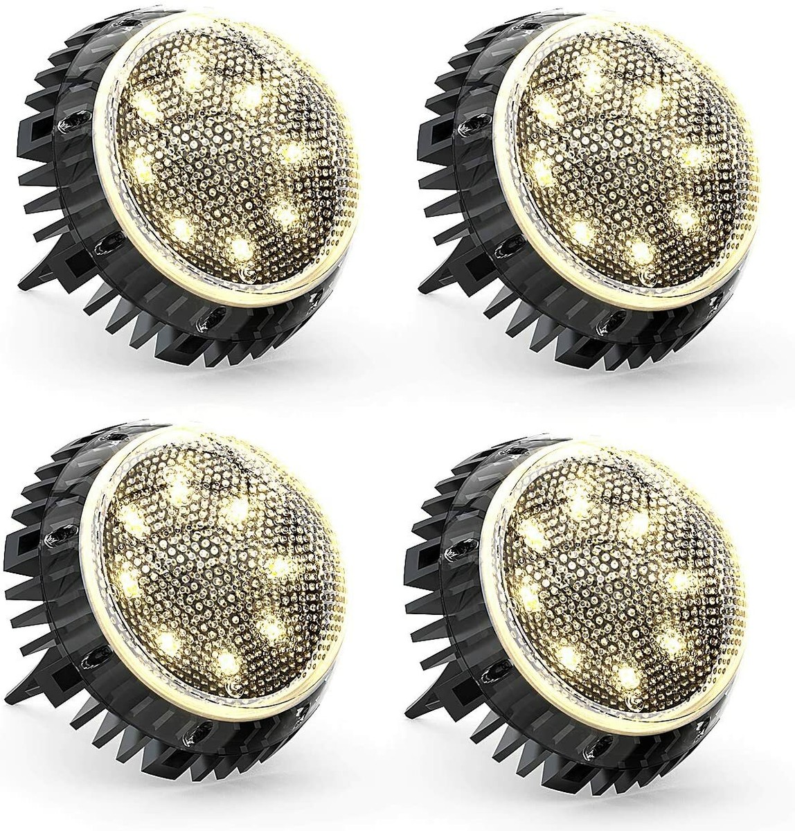 Lumière solaire de 4 pièces allume la voie solaire de 8LED allume