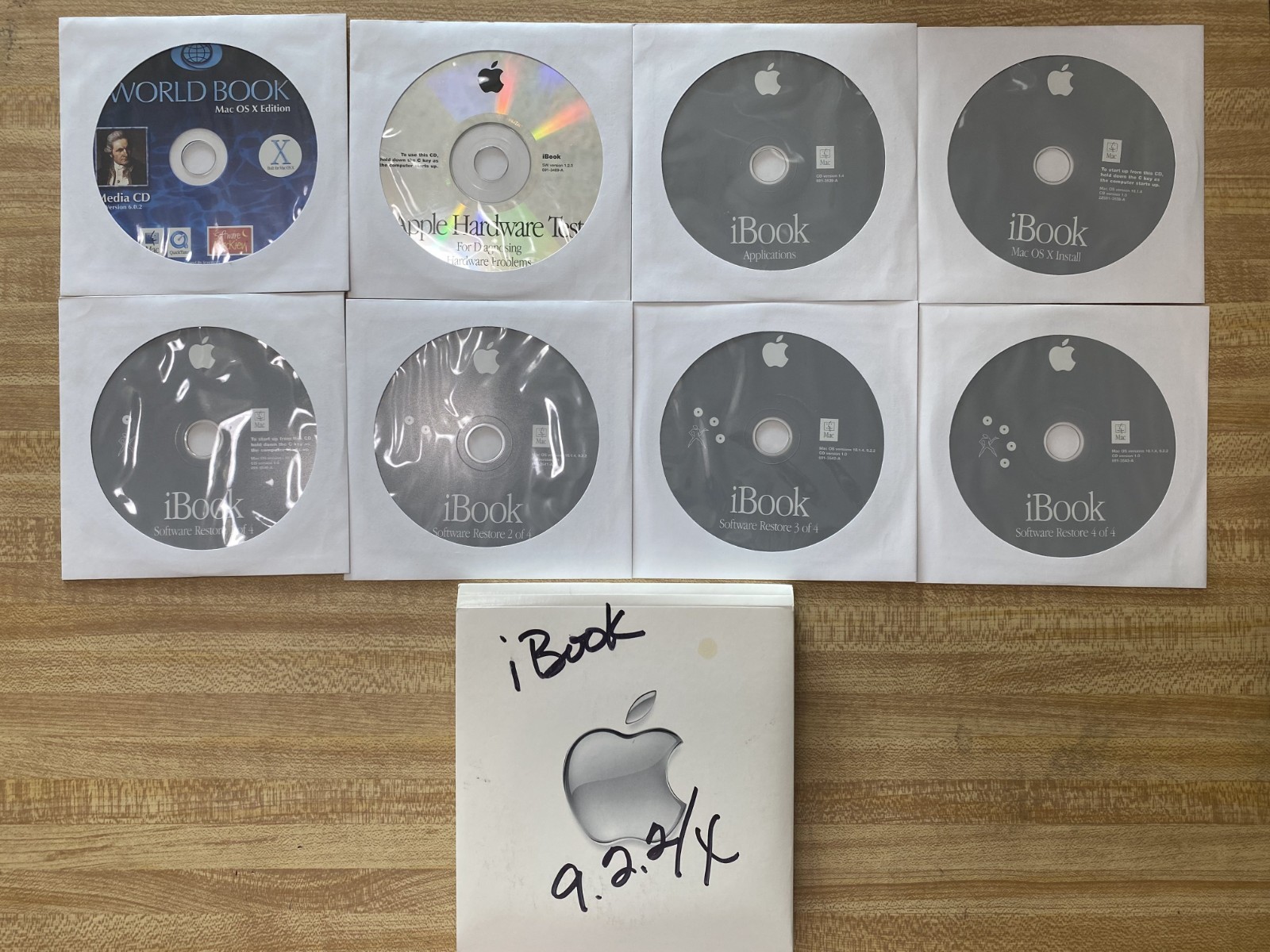 Apple iBook G3 Media Mac OS X Install & Software Restore Discs – 603-0023-A