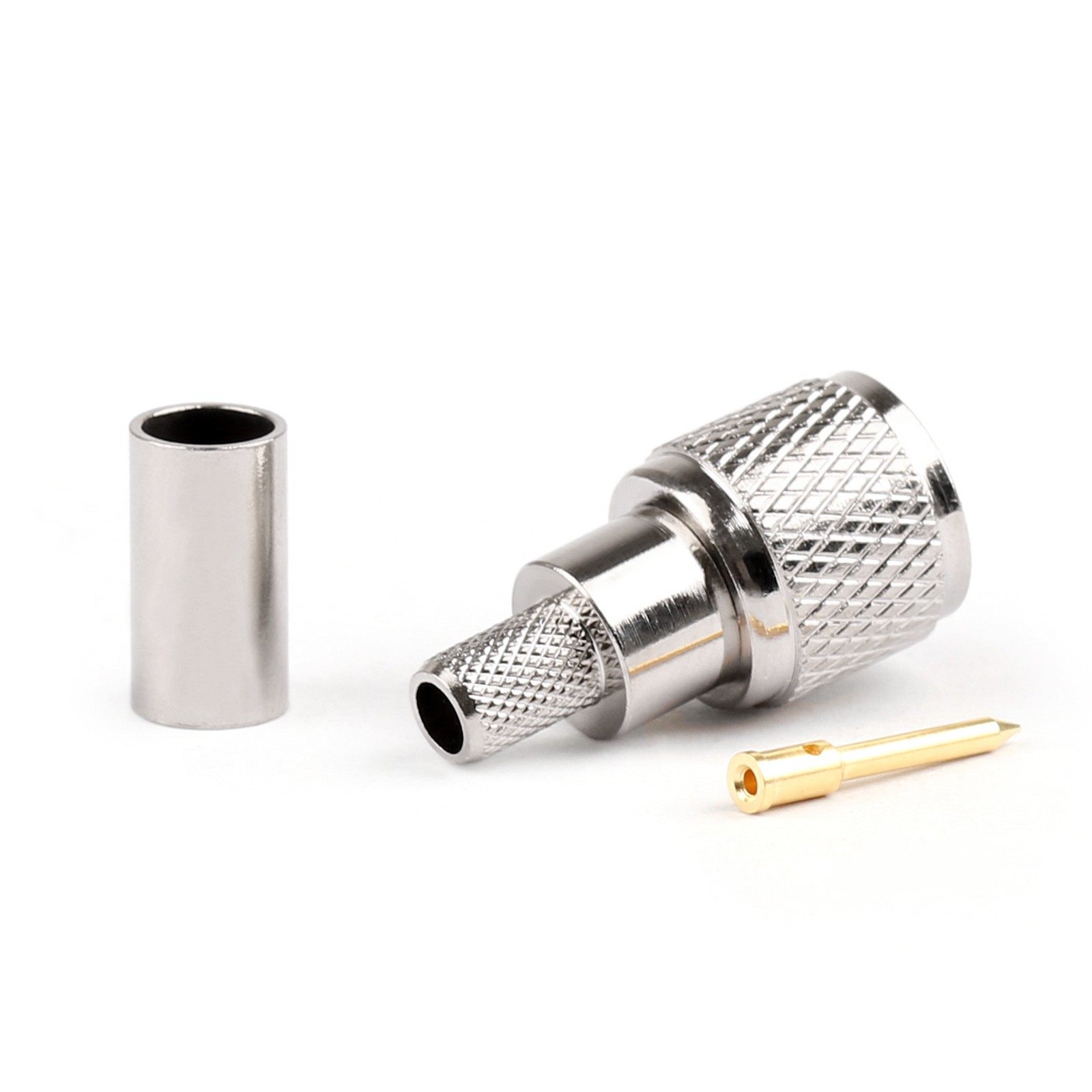 ✨10Pcs RG-58/U Motorola Cable Connector E Mini-UHF Crimps For Antenna Male Radio