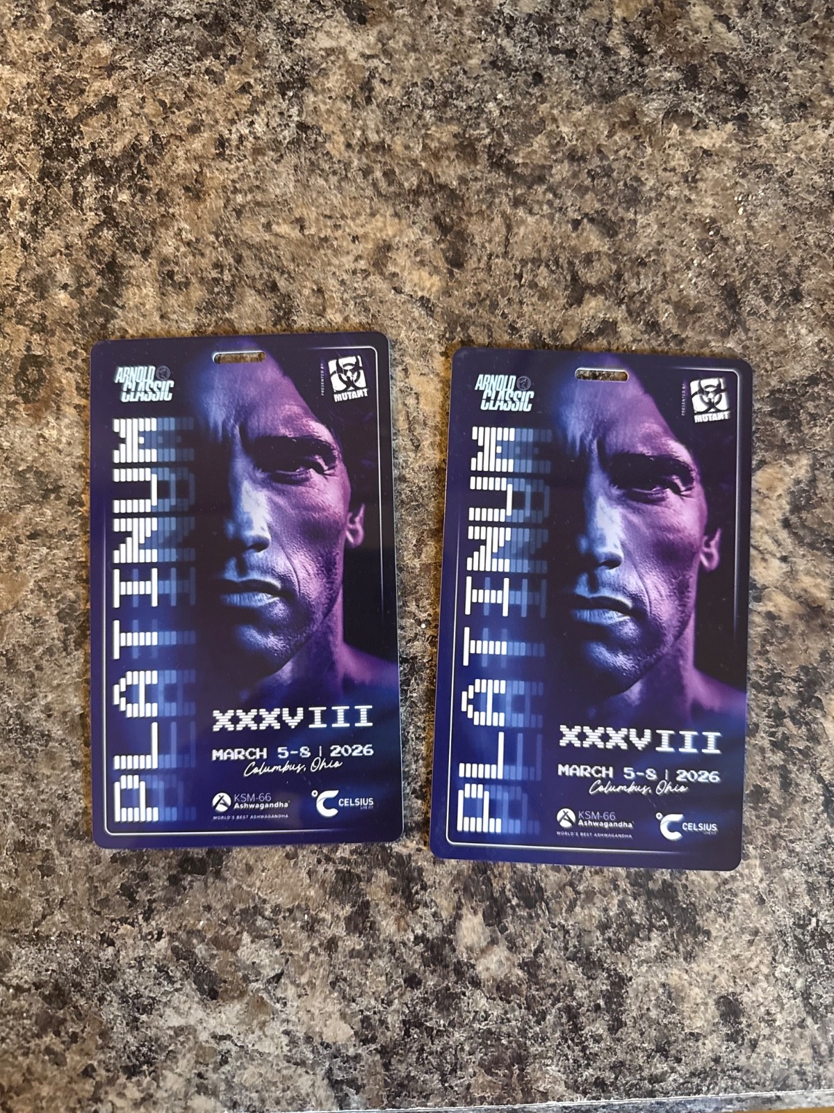 2 Arnold Sports Classic Platinum VIP Passes