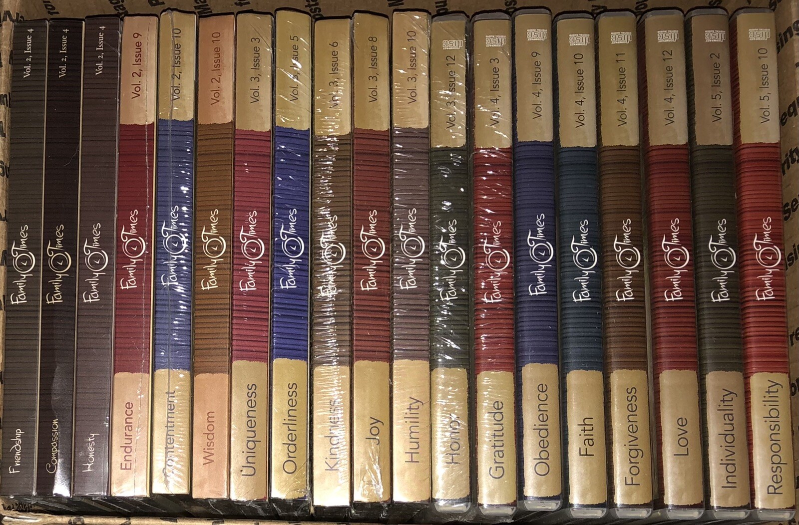 Lot 19 Family Times CD/Notes/Cards New; Friendship, Honesty, Wisdom, Joy, Honor