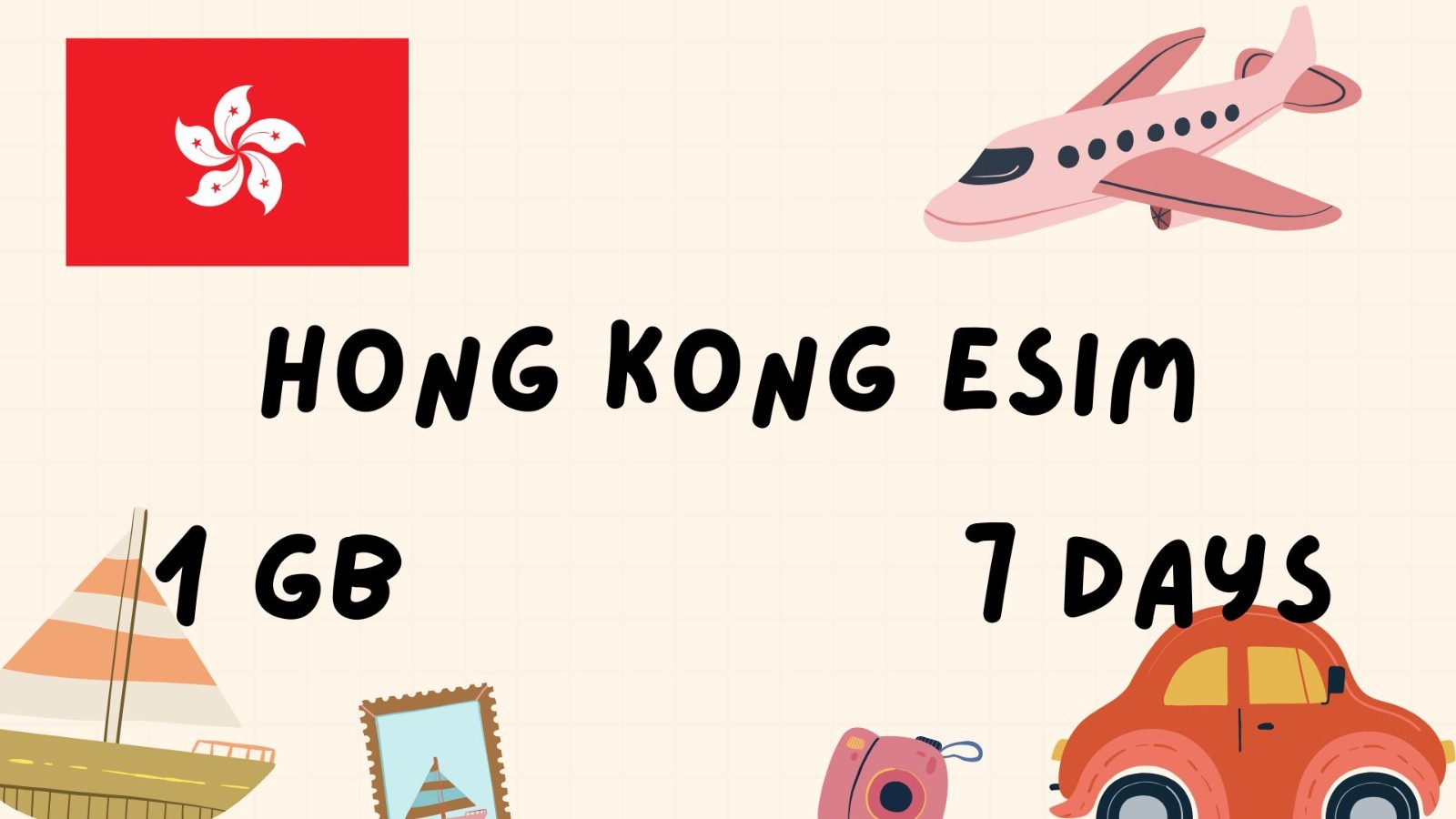 Hong Kong – 1GB Data | 7 Days | Best Value for Travelers | Openmobile