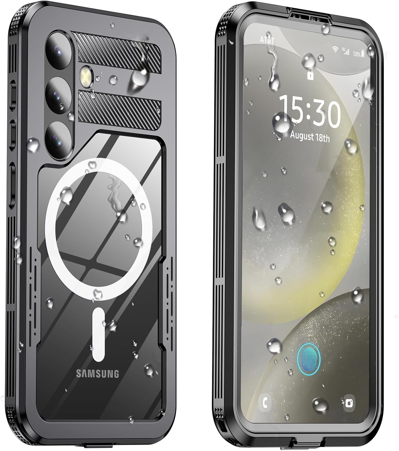 Samsung Galaxy S24 Plus Waterproof Case, IP68 Water Proof Rugged Heavy Duty Case