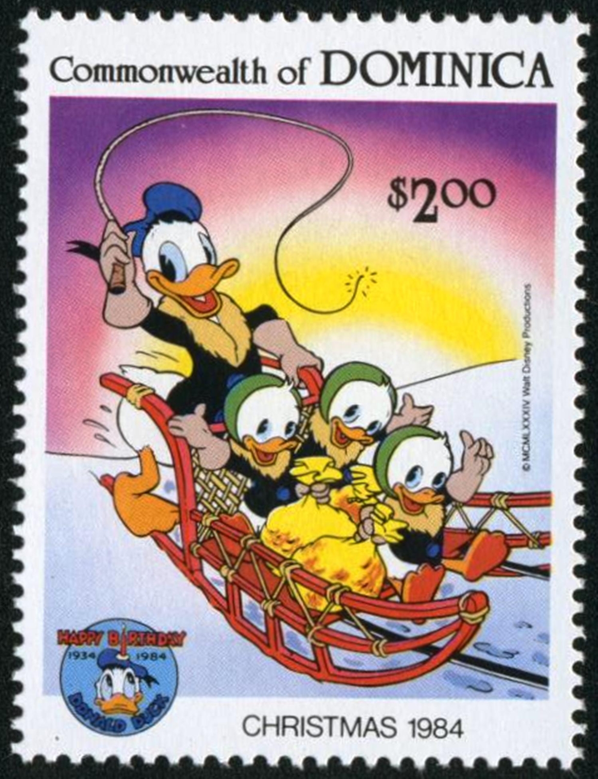 REL Dominica HB 842 1984 MNH