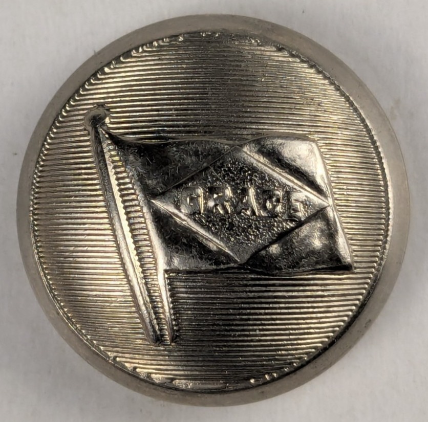 Vintage - Grace Steamship Line Worker Uniform Button - M2D