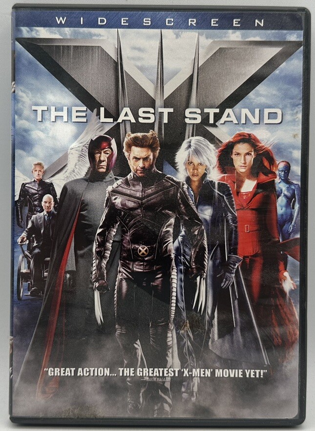 X-Men The Last Stand DVD Widescreen Hugh Jackman Free Shipping 2006