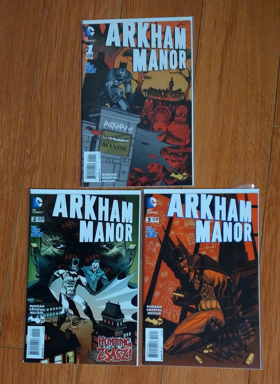 DC Comics New 52 Arkham Manor Lot of 3 Comics