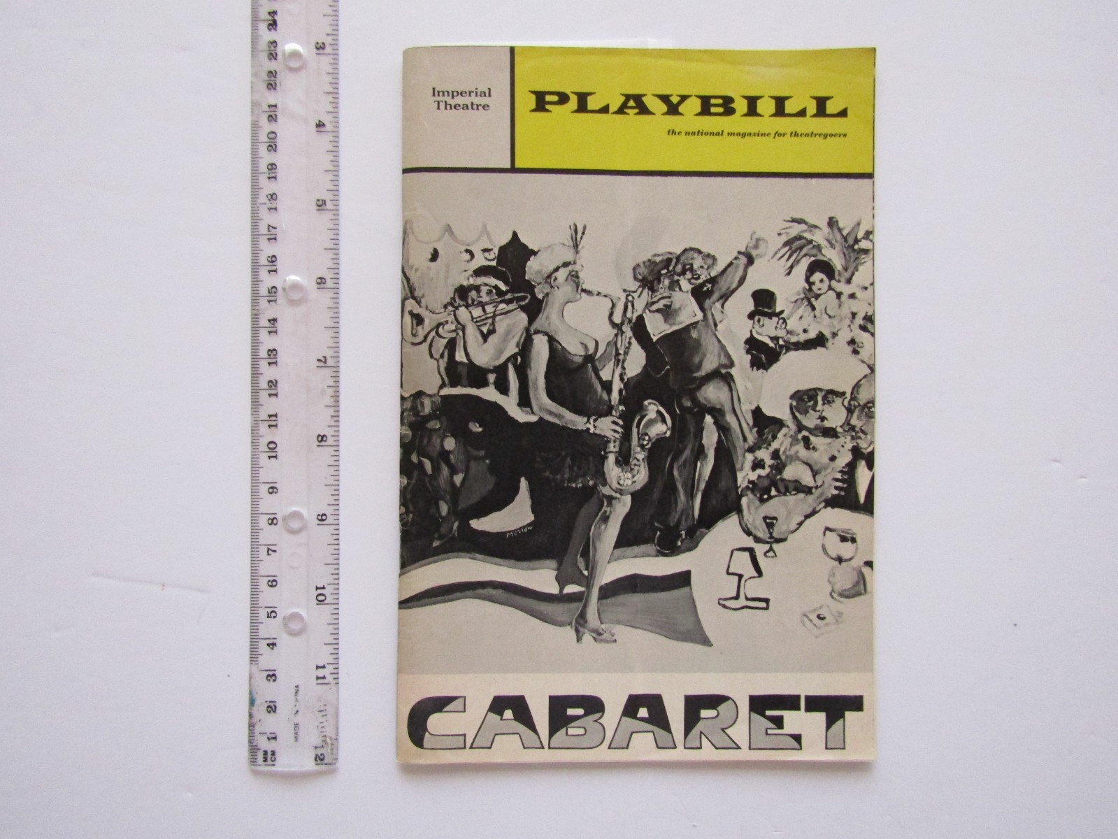 Vg. ORIGINAL 1968 Broadway Playbill: Harold Prince's CABARET, Kander & Ebb