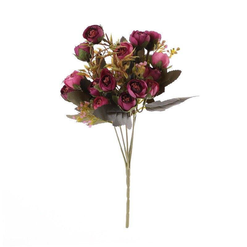 1 Bunch Artificial Flowers Simulation Bouquet Home Living Room Decor Ornament