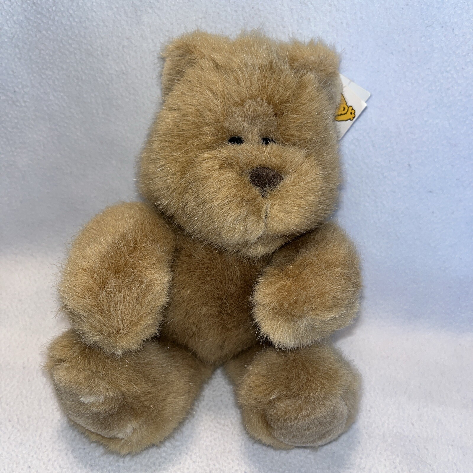 Vintage Mary Meyer Plush "Baby Tolly" Brown Teddy Bear 10” Stuffed Animal No Bow
