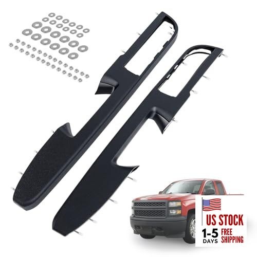 80994 Door Armrest Compatible with Chevy Driver & Passenger Side Black