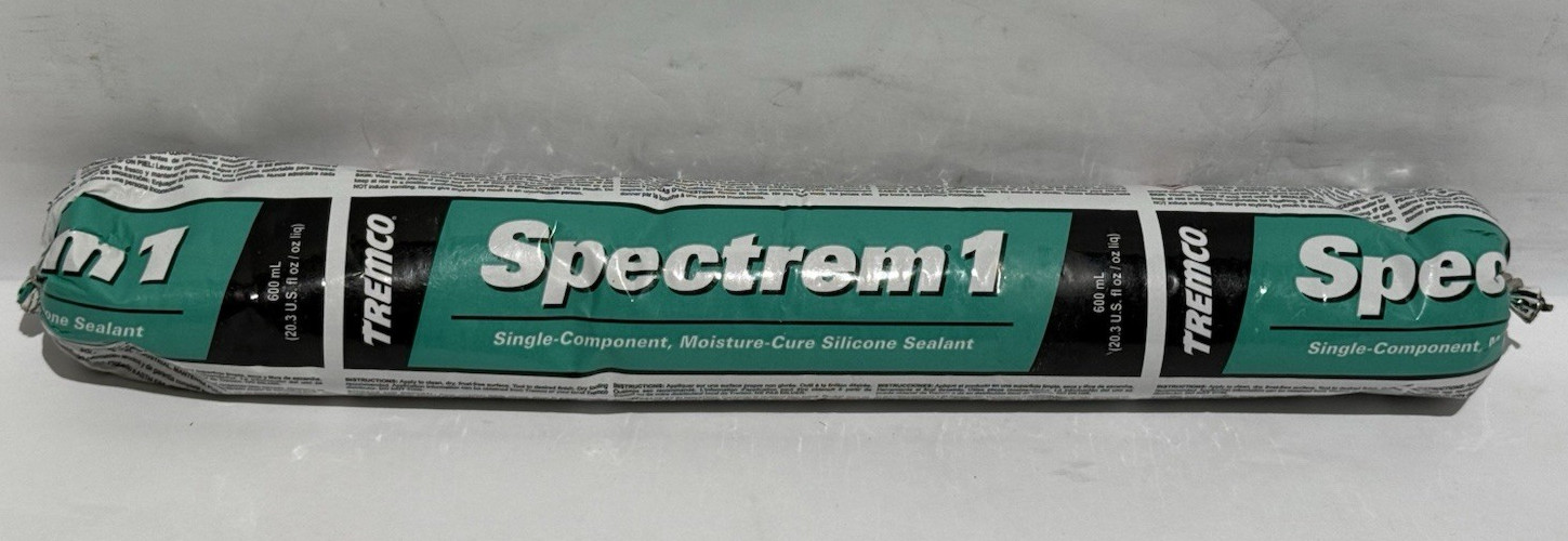 Tremco SPECTREM 1 Silicone Grey (Lot of 7 Sausages) (20.3 U.S.fl/0z)