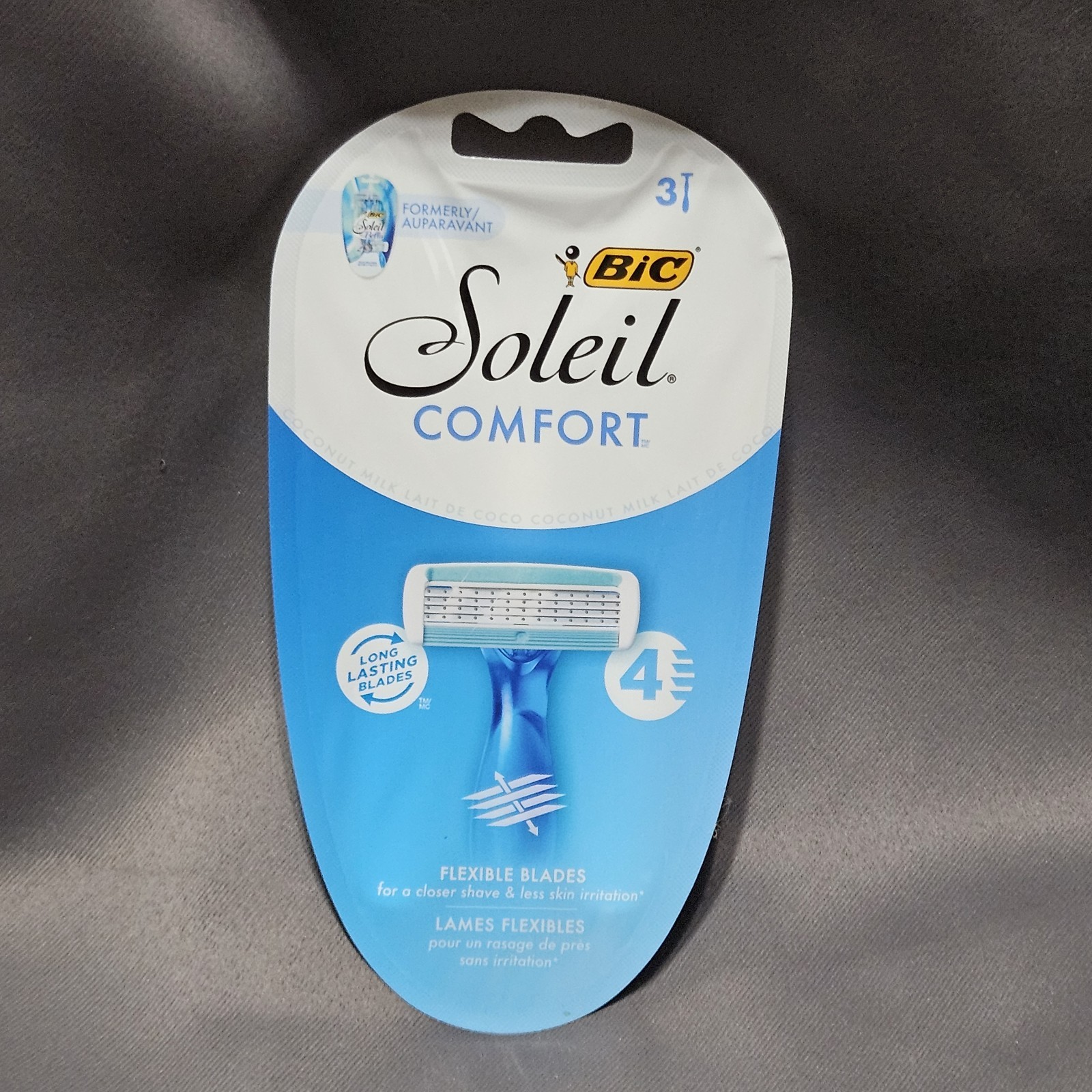 BIC Soleil Bella 4 Blade Disposable Razor - 3 Pack  Sealed, New