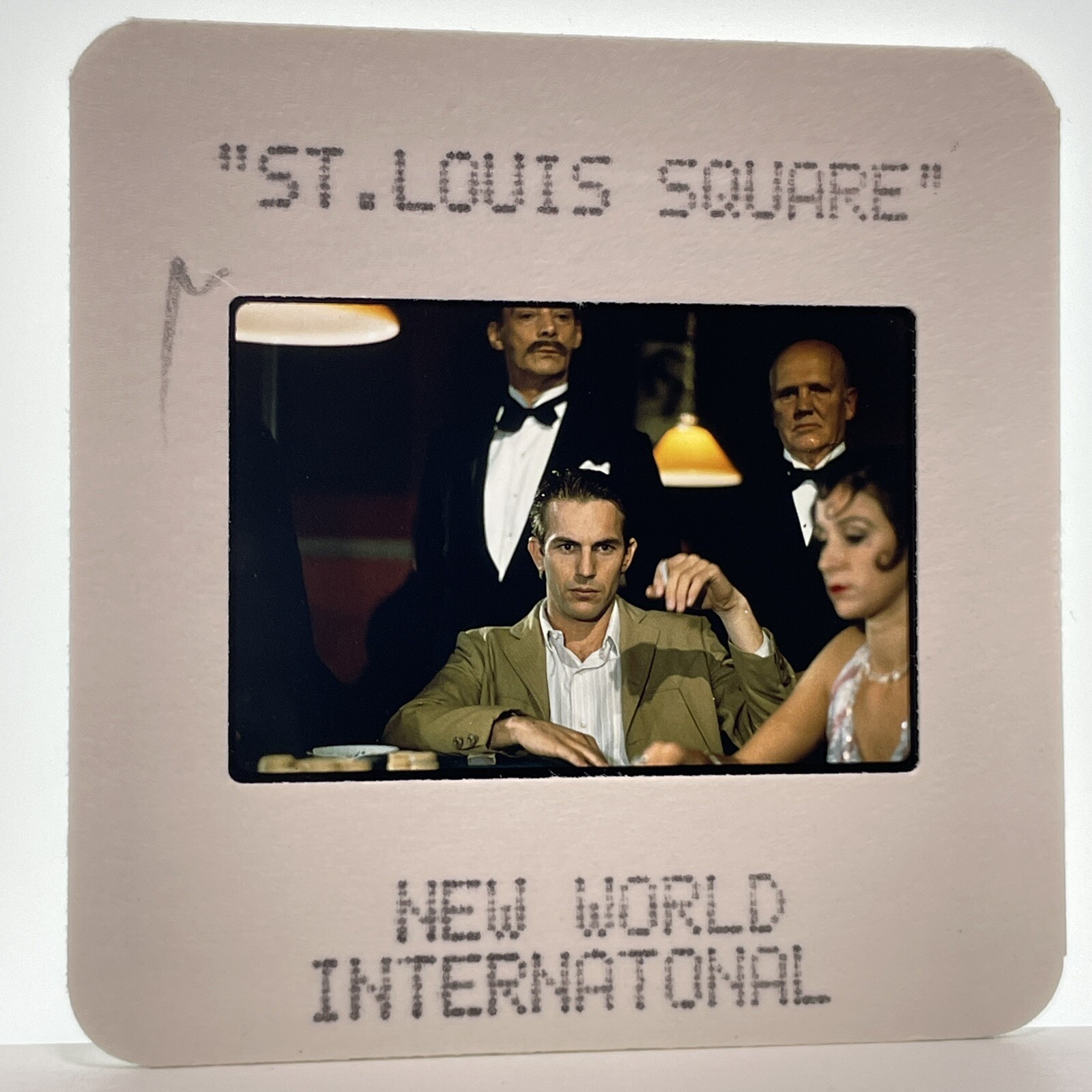 35mm Slide Kevin Costner in The Gunrunner 80s Movie Vintage Publicity Promo #4