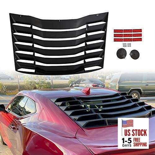  Rear Window Louver Compatible with 2016-2023 Chevy Camaro Rear Windshield 