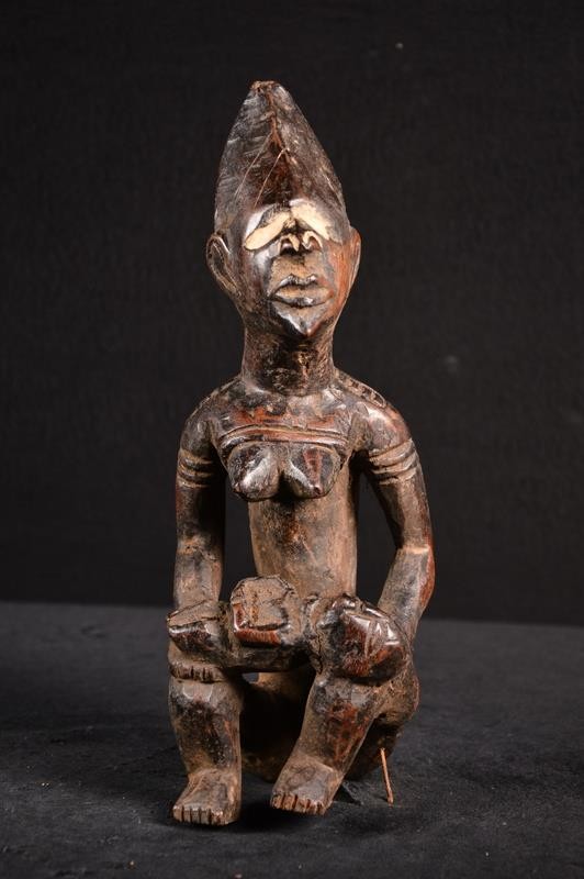 African Old Yombe Figure/Figures Dr Del Congo Africa Afrique 1480