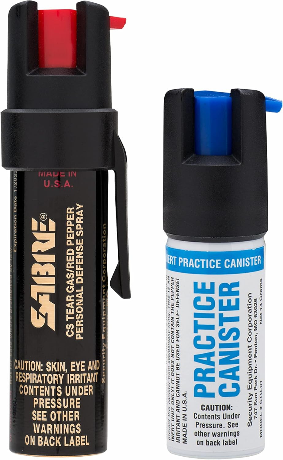 SABRE 3-In-1 Compact Defense Spray – Pepper Spray, Tear Gas & UV Dye, Max Police