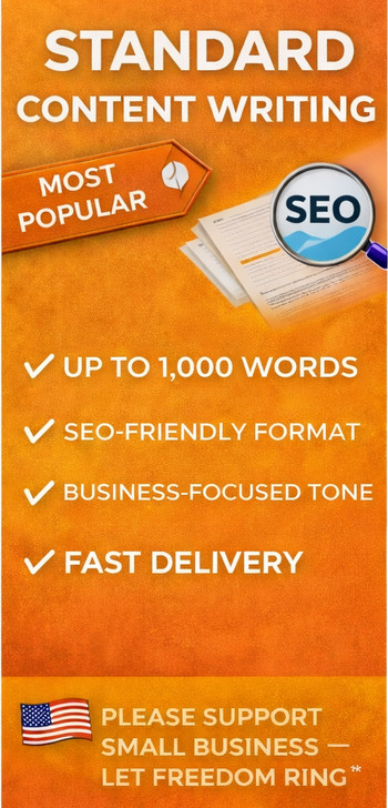 SEO Content Writing Service Up to 1,000 Words  Business Focused | Fast Delivery