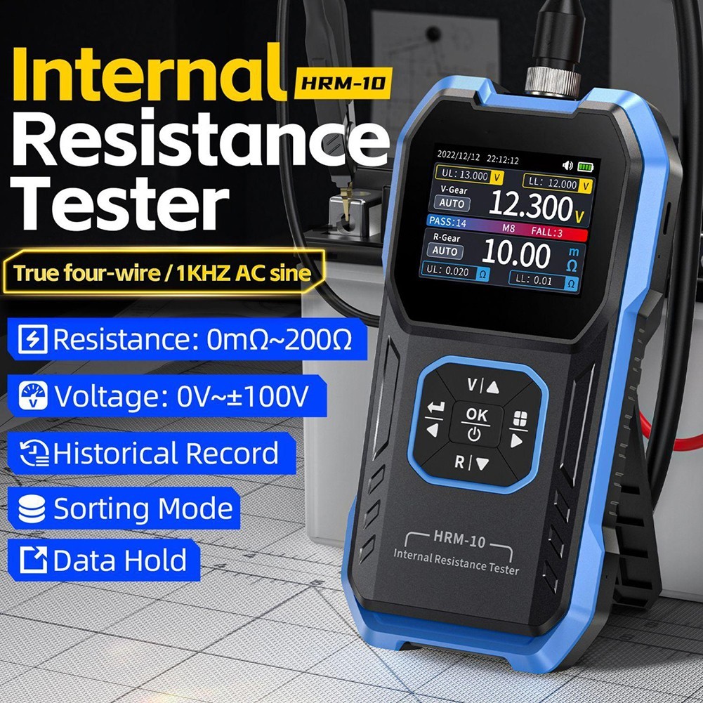 Easily Portable Internal Resistance Tester with Comprehensive Functions