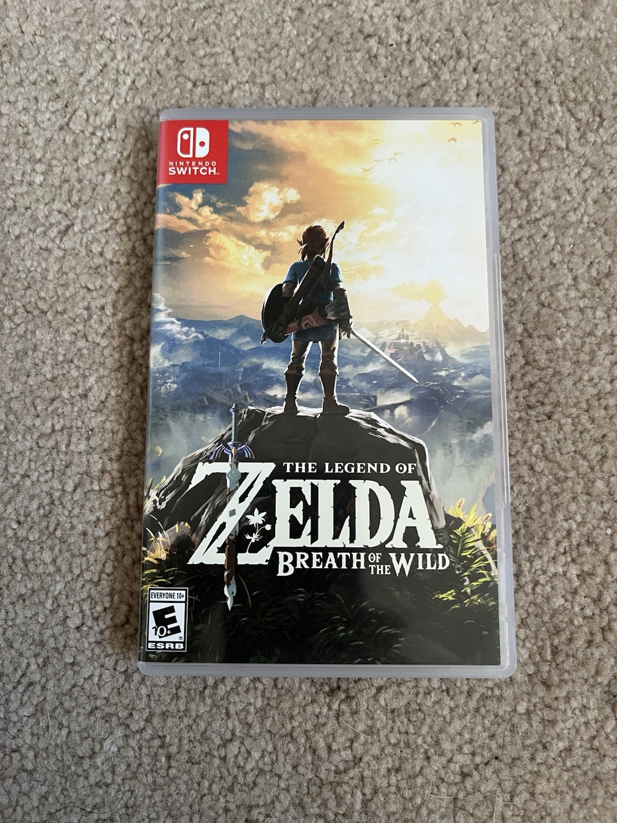 EMPTY CASE For Nintendo Switch Game Zelda Breath Of The Wild NO GAME