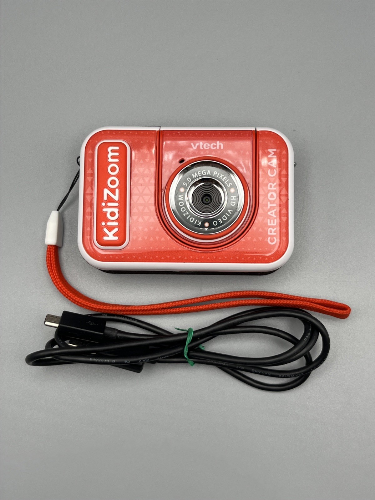 VTech KidiZoom Creator Cam Red Kids Camera STRONG BATTERY FULLY TESTED 5.0 MP