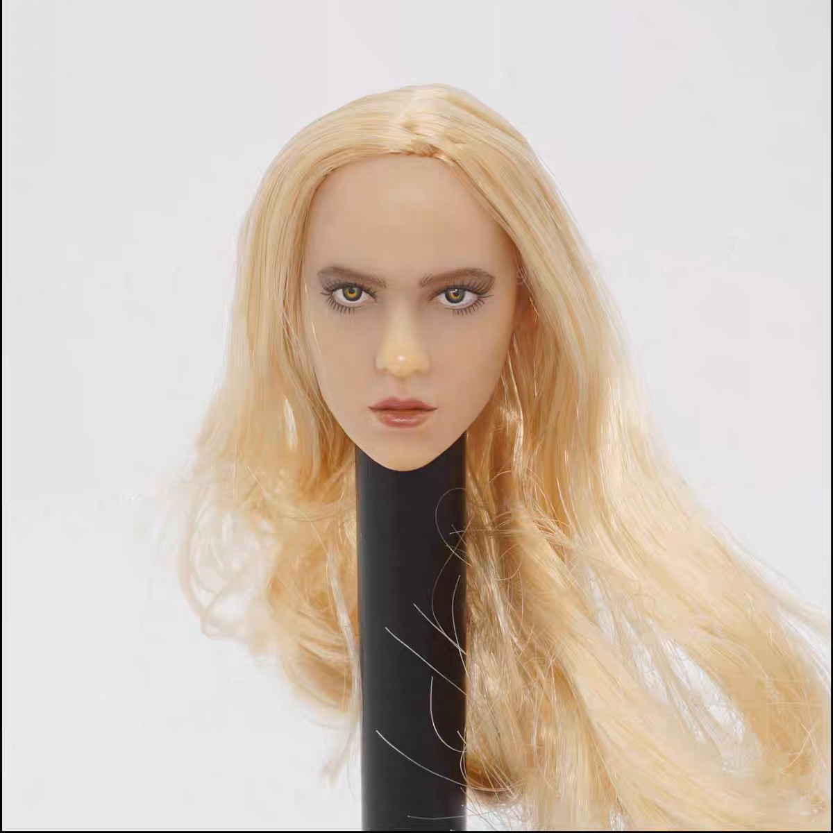 1/6 Scale Female Solider Head Sculpt Model for 12" Action Figure Prop Scene