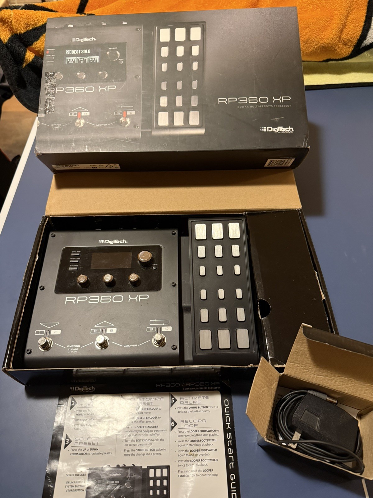 DigiTech RP360 XP Electric Guitar Expression Pedal Multi-Effects Floor Processor