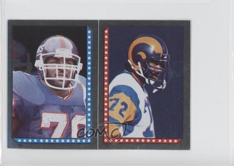 1986 Topps Album Stickers Kent Hill Leonard Marshall #150-138 0l1