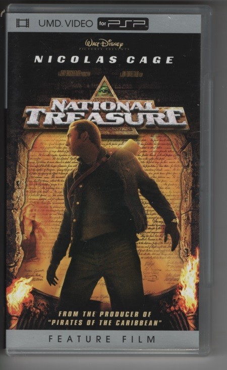 National Treasure (UMD Video , PSP 2004) Nicholas Cage FREE SHIPPING