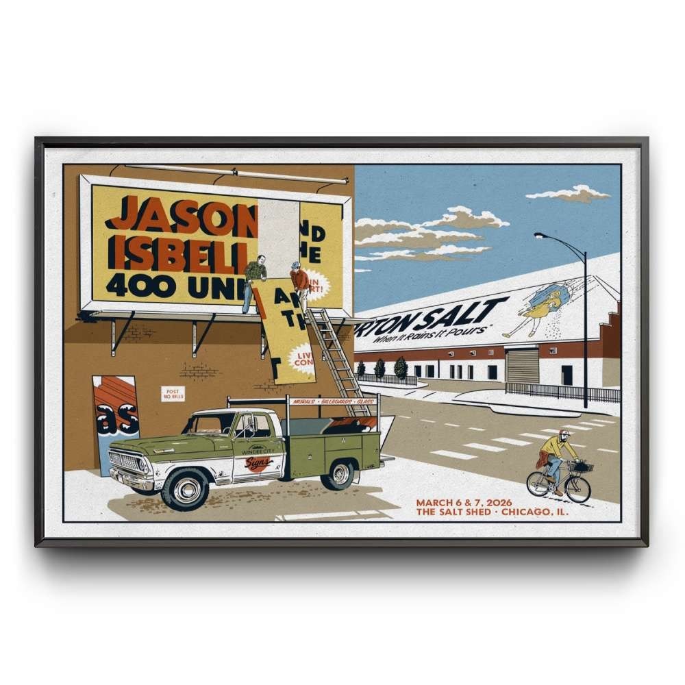 HOT! Jason Isbell And The 400 Unit In Chicago IL On Mar 6-7 2026 Poster