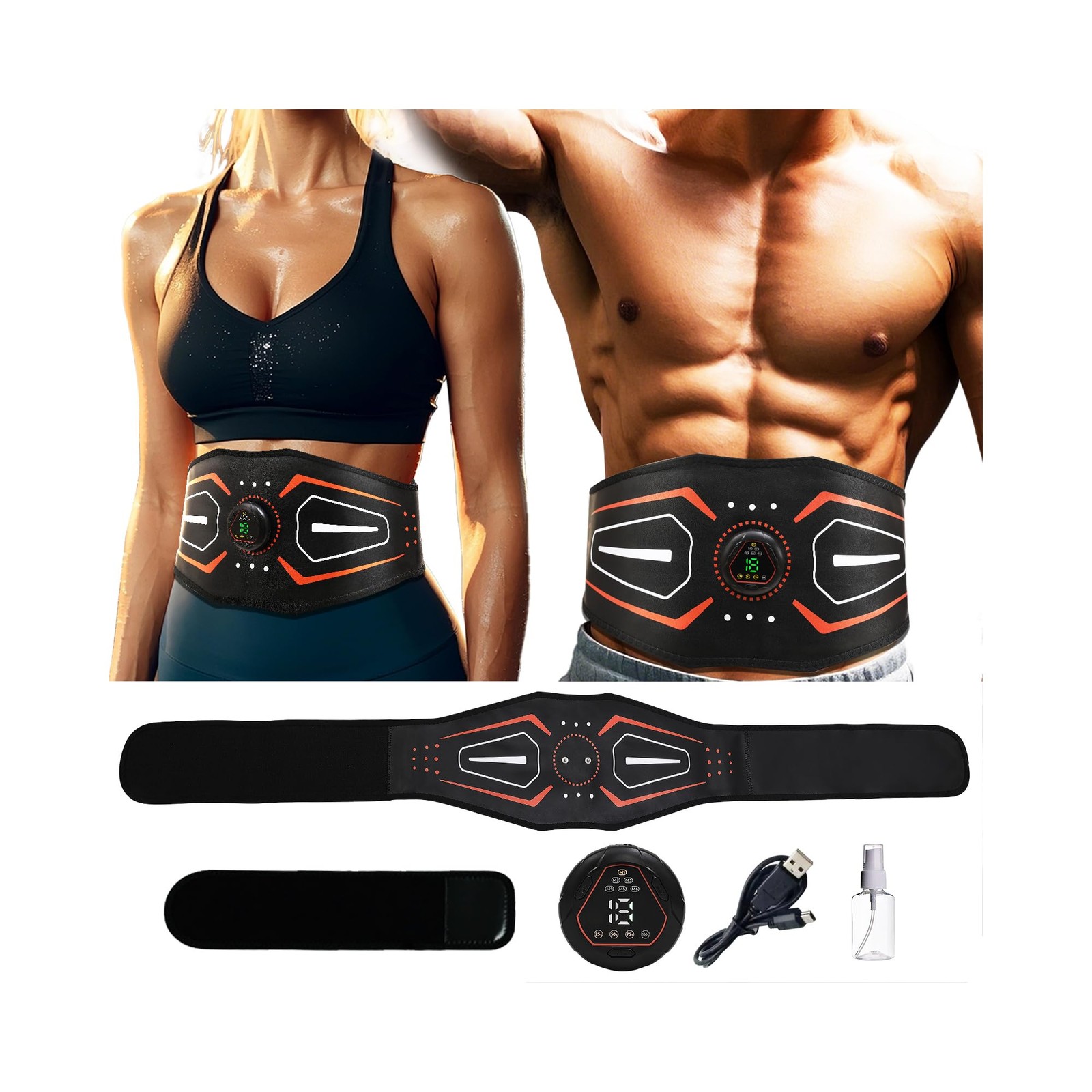 Fitness Belt,Model KLT-07,ABS Stimulator,Ab Machine,Abdominal Toning Belt,Fit...