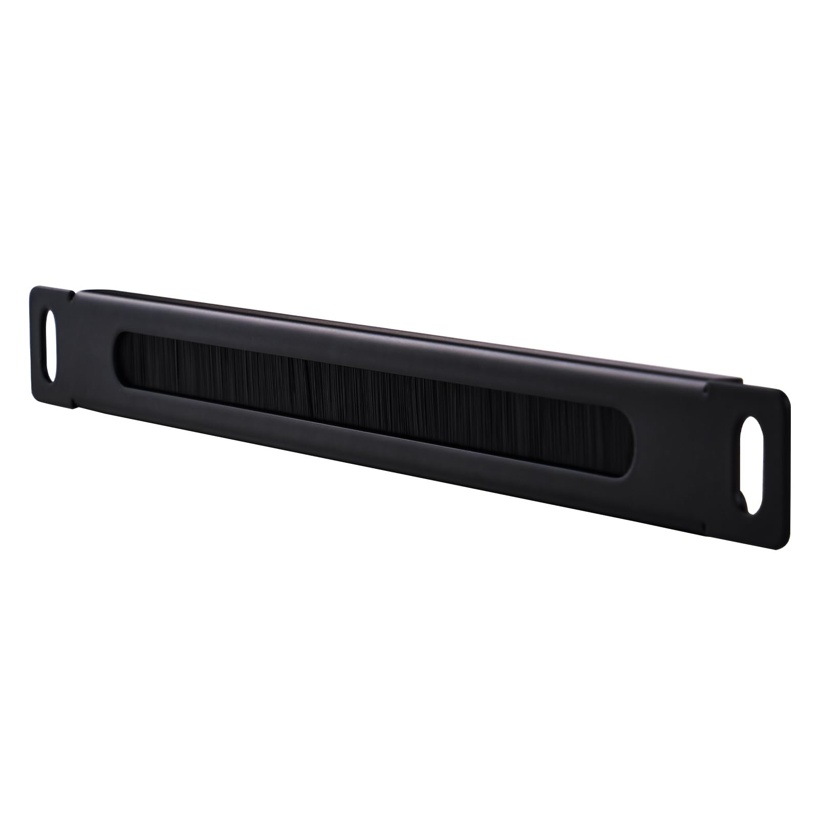 10 Inch 0.5U Brush Cable Manager Rack Mount Management Panel Strip Entry Tray