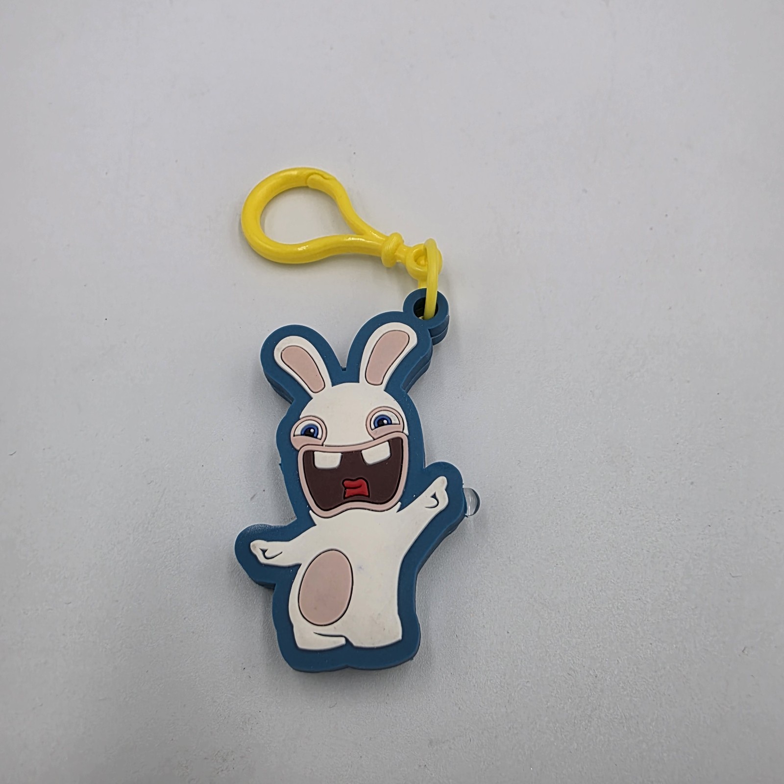 Ubisoft Raving Rabbids Rabbit Light-up Clip Keychain Backpack Hanger 2018 WORKS 