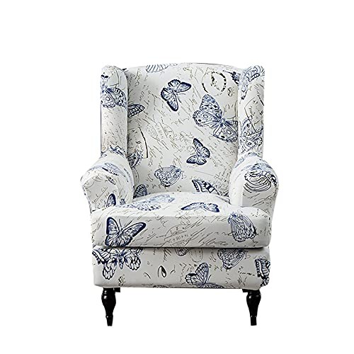  Wing Chair Slipcovers 2 Pieces Stretch Spandex Wingback Chair Covers 16