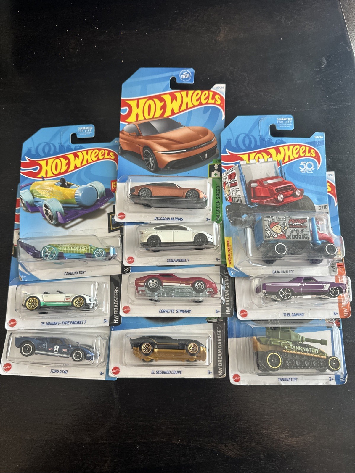 HOT WHEELS Assorted Lot of 10 Assorted Mixed Random 1/64 Diecast Toy Cars NEW