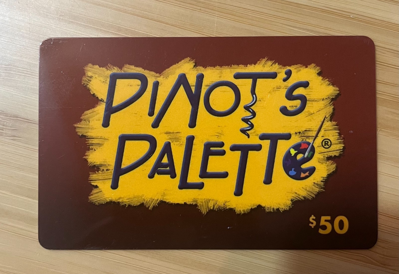 Pinot's Palette Gift Cards $50 value!