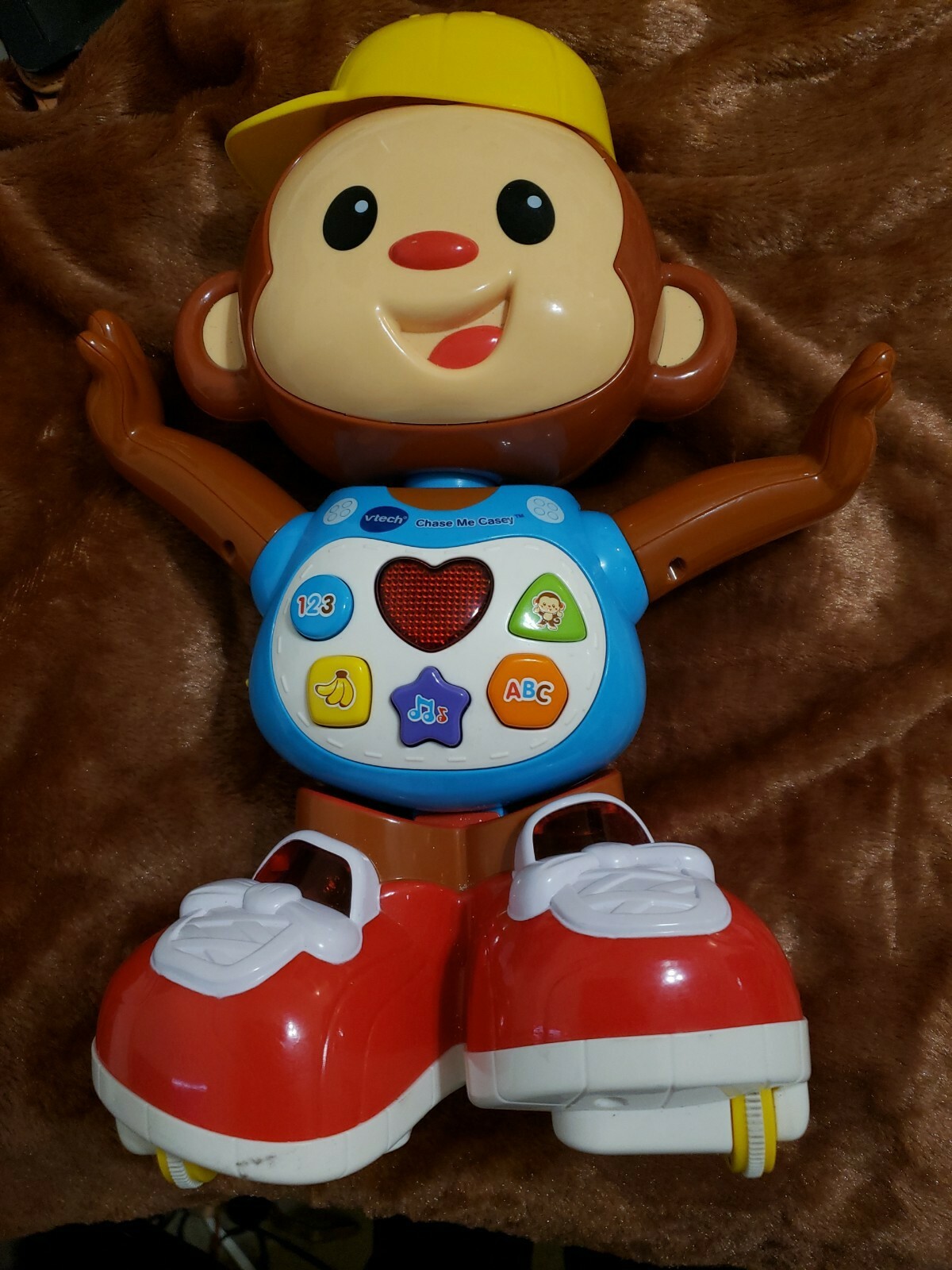 VTech Chase Me Casey Toy Monkey Interactive Toy  Works. See description 