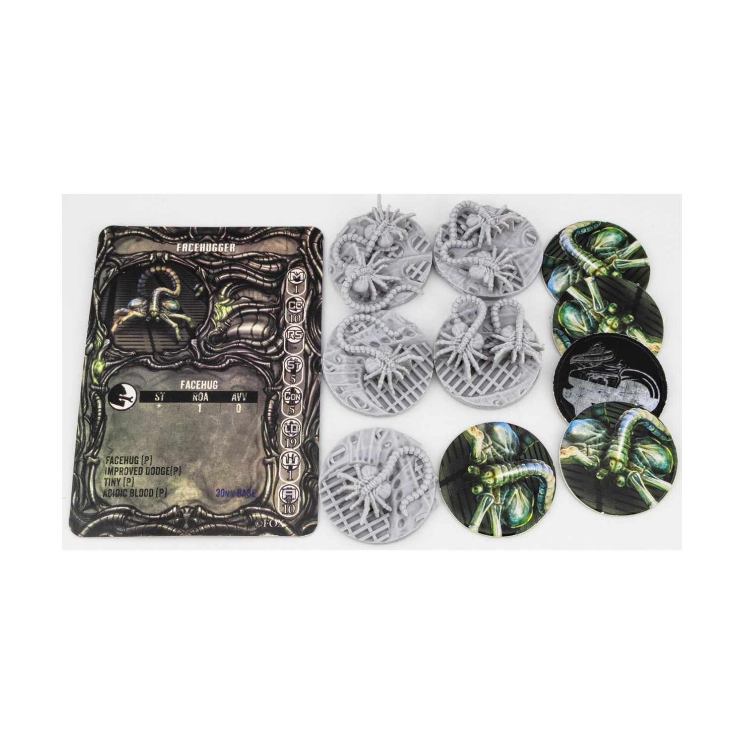 Prodos AVP Hunt Begins 28mm Facehugger Collection #19 NM