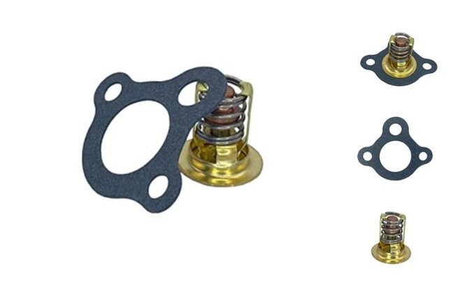 A.A Thermostat & Gasket Replacement for MerCruiser 3.0L 2.5L 4, 6 Cylinder