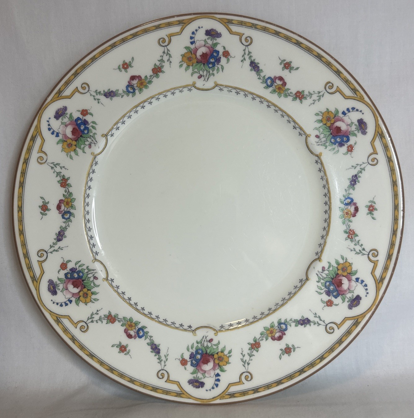 Vintage Cauldon China Sledmere 10-3/4” Dinner Plate