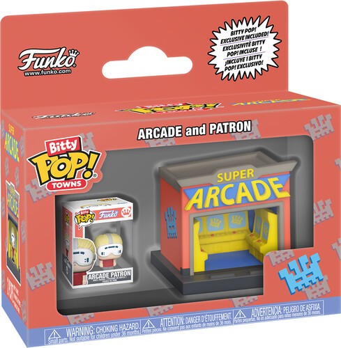 Funko Bitty POP! Town: Bitty City - Arcade and Patron [Used Very Good Toy] Vin