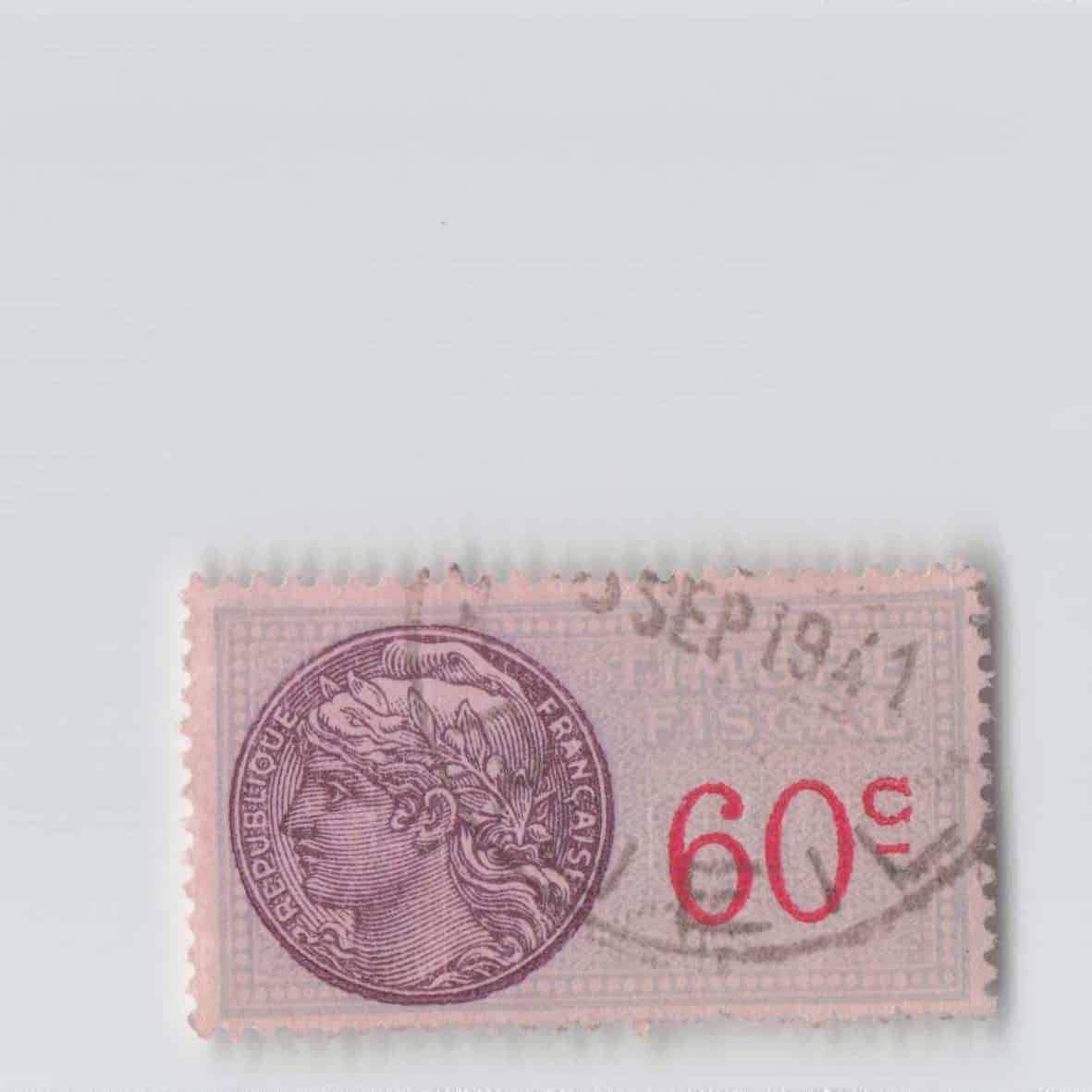 (A)France Revenue Stamp[S7293]8e3