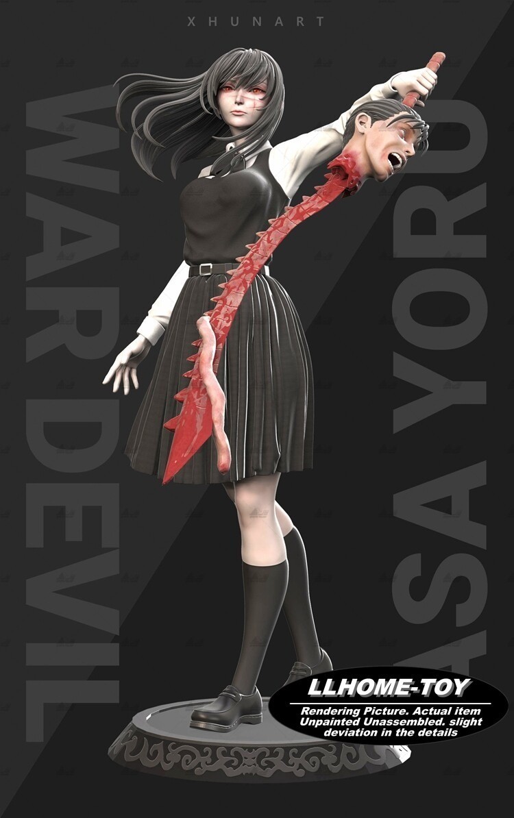 23CM Resin Asa Yoru 3D Print Unassembled Unpainted Model Garage Kit figure