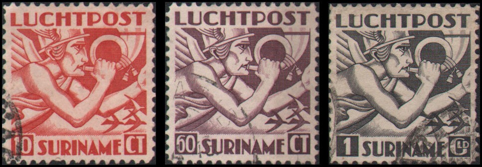 Surinam #C20-C22 Used