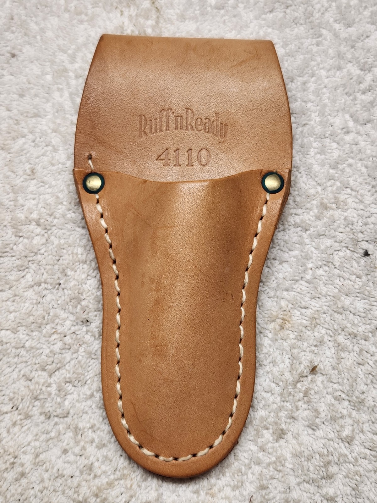 Ruff n Ready 4110 Leather Knife Sheath Fixed Blade Hunting Belt Sheath