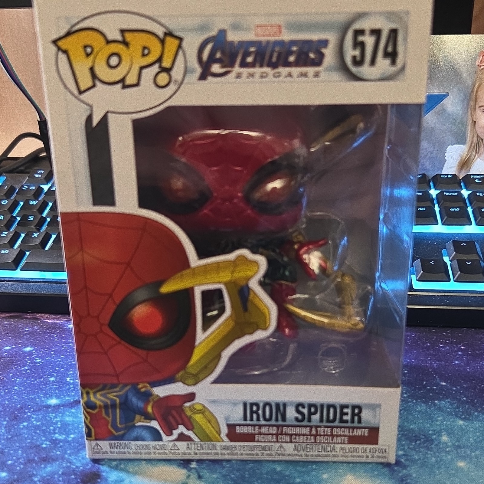 Funko Pop! Vinyl Marvel Avengers Endgame Iron Spider Bobblehead #574 Figure