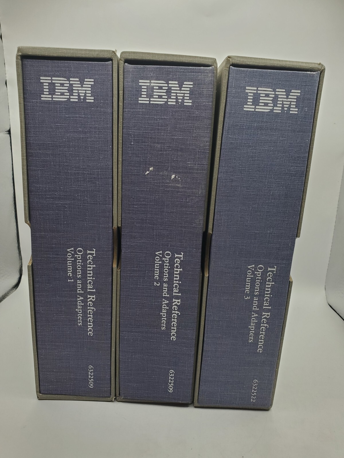 Rare Original IBM Technical Reference Options and Adapters Volume 1, 2 AND 3